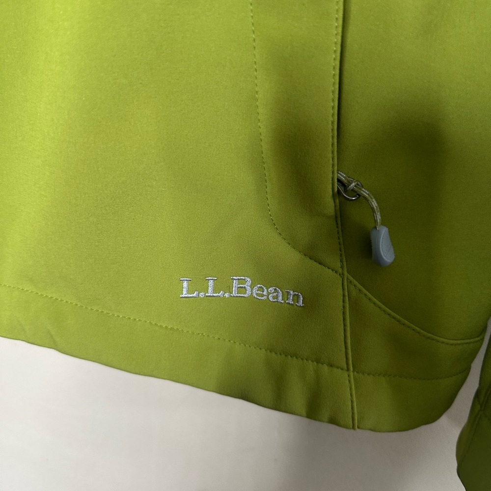L.L. Bean Green Soft Shell Jacket Ohhs6 Womens L - image 2